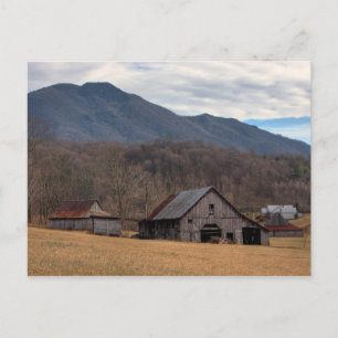 Blue Ridge Mountain Barn Postcard