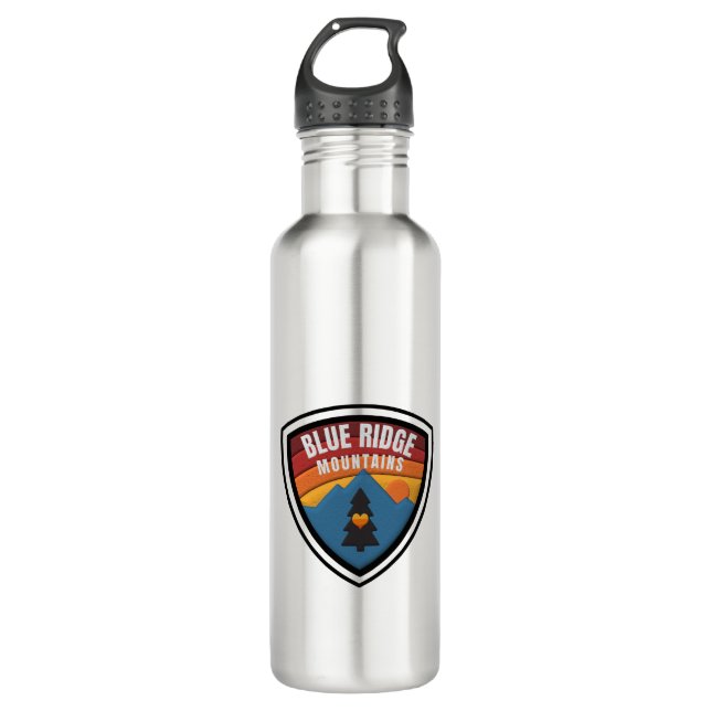Blue Ridge Mountains    710 Ml Water Bottle (Front)