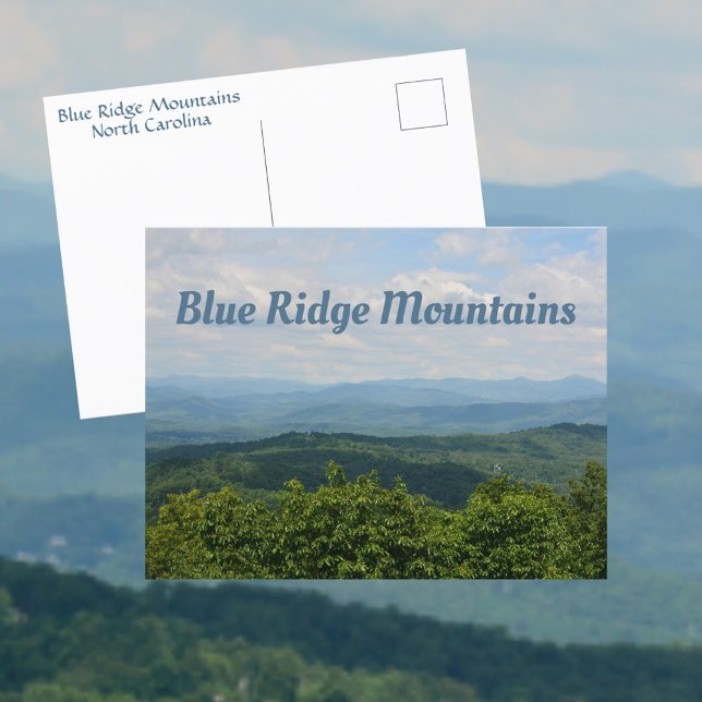 Blue Ridge Mountains Appalachian Photographic Postcard (Creator Uploaded)