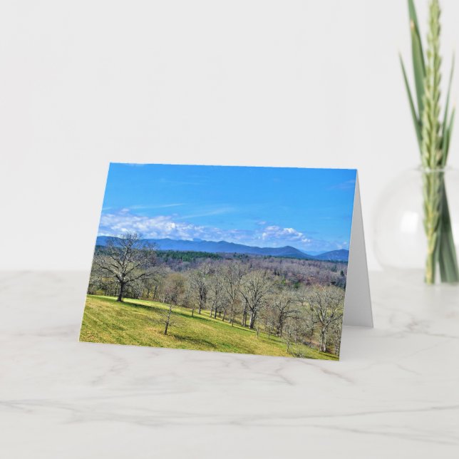 Blue Ridge Mountains, card (Front)