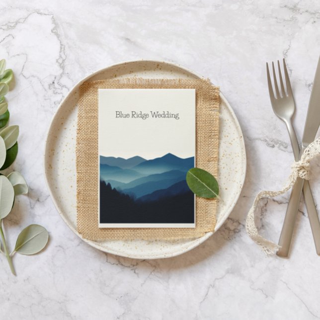 Blue Ridge Mountains, customisable Invitation (Creator Uploaded)
