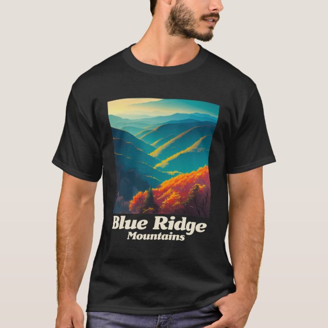 Blue Ridge Mountains Graphic T-Shirt (Front)