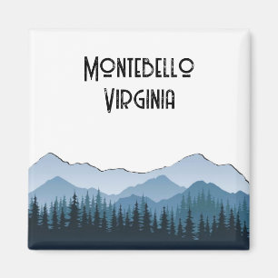 Blue Ridge Mountains, Montebello customisable Magnet