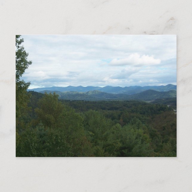 Blue Ridge Mountains - NC Postcard (Front)