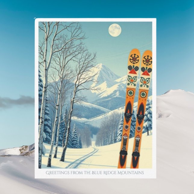 Blue Ridge Mountains NC ski resort Postcard (Creator Uploaded)