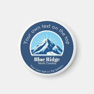 Blue Ridge Mountains NC ski resort souvenir Magnet