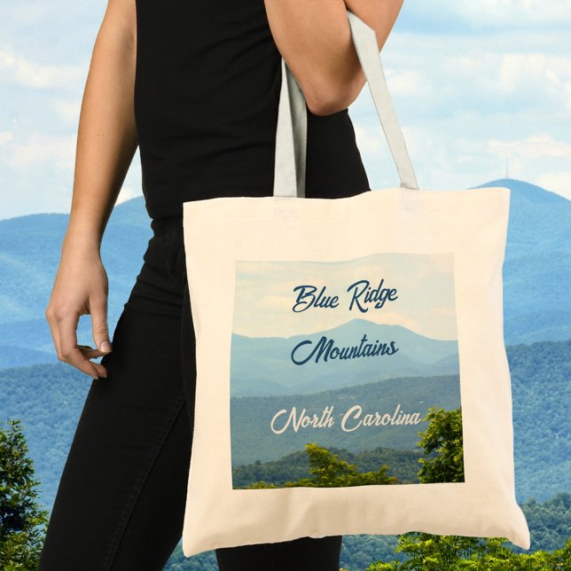 Blue Ridge Mountains North Carolina Photographic Tote Bag (Creator Uploaded)