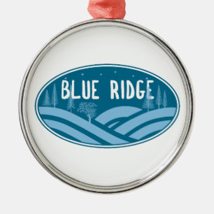 Blue Ridge Mountains Outdoors Metal Ornament