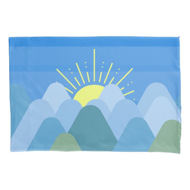 Blue Ridge Mountains Pillowcase (Front)