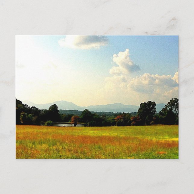 Blue Ridge Mountains Postcard (Front)