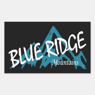 Blue Ridge Mountains Rectangular Sticker