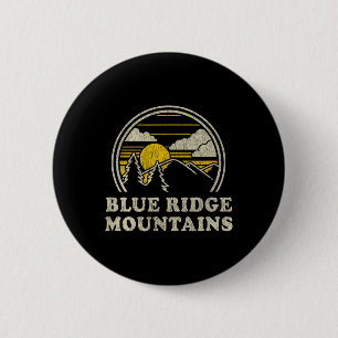 Blue Ridge Mountains T Shirt Vintage Hiking Mounta 6 Cm Round Badge