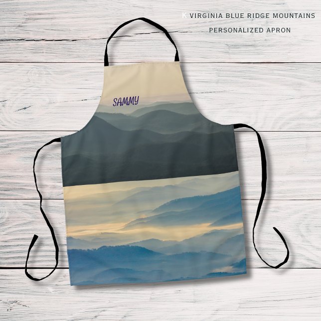Blue Ridge Mountains Virginia Apron (Creator Uploaded)