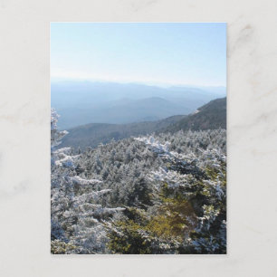 Blue Ridge Mountains Winter Postcard