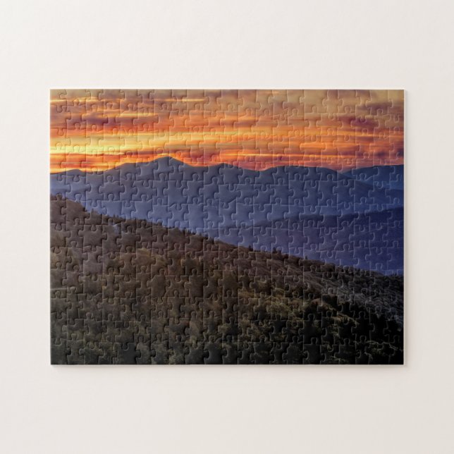 Blue Ridge Parkway at Sunset Jigsaw Puzzle (Horizontal)
