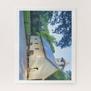 Blue Ridge Parkway - Cades Cove Baptist Church Jigsaw Puzzle