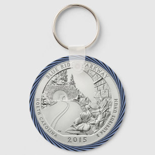 BLUE RIDGE PARKWAY COIN KEY RING