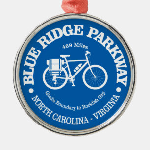 Blue Ridge Parkway (cycling) Metal Ornament