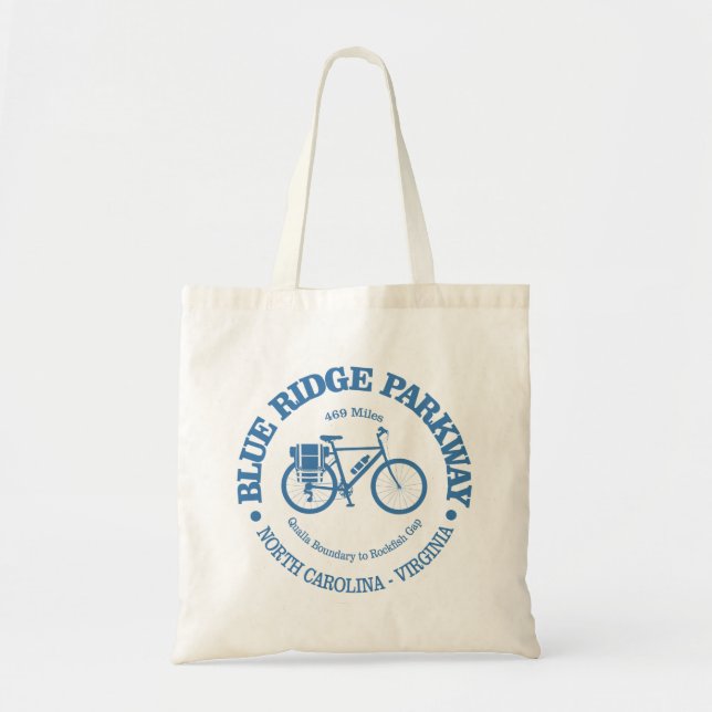 Blue Ridge Parkway (cycling) Tote Bag (Front)