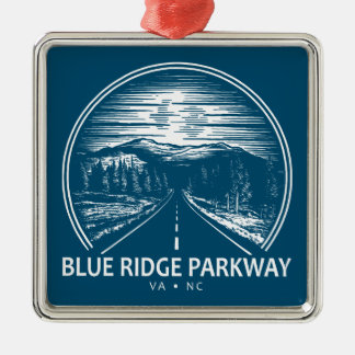 Blue Ridge Parkway Forest Metal Ornament