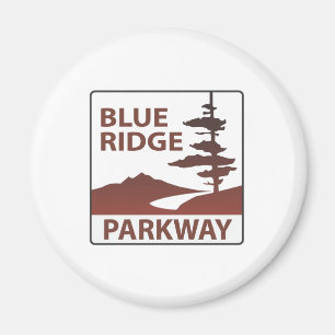 Blue Ridge Parkway Highway Road Trip Magnet