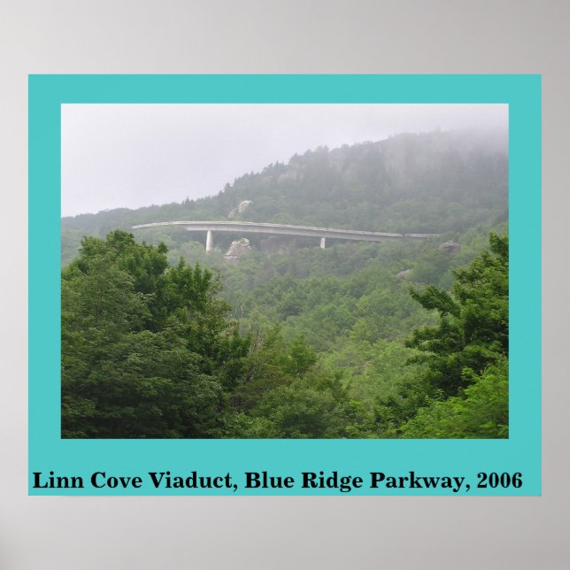 Blue Ridge Parkway Linn Cove Viaduct Poster (Front)