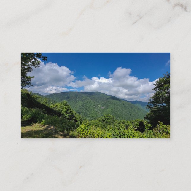 Blue Ridge Parkway - Mountains Business Card (Front)