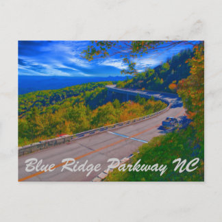 Blue Ridge Parkway NC Postcard