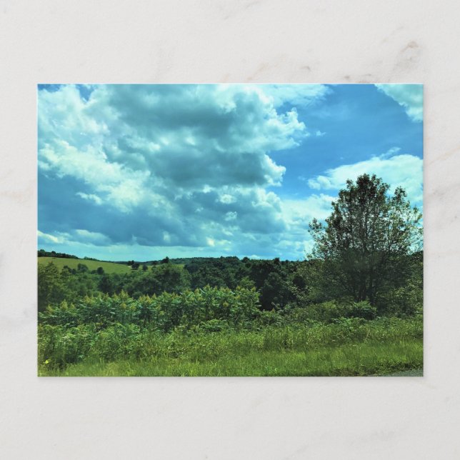 Blue Ridge Parkway near Floyd, Virginia Postcard (Front)