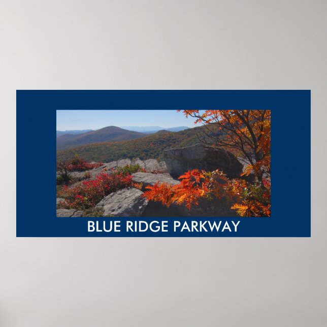 Blue Ridge Parkway Photo Poster (Front)
