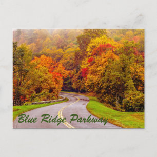 blue ridge parkway postcard