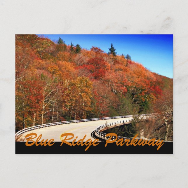 blue ridge parkway postcard (Front)