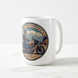 Blue Ridge Parkway Scenic Byway motorcycle trip Coffee Mug