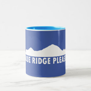 Blue Ridge Please Two-Tone Coffee Mug
