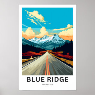 Blue Ridge tennessee Travel Print