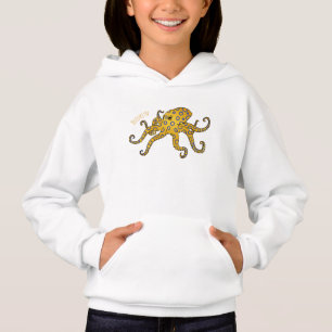 Blue-ringed octopus cartoon illustration