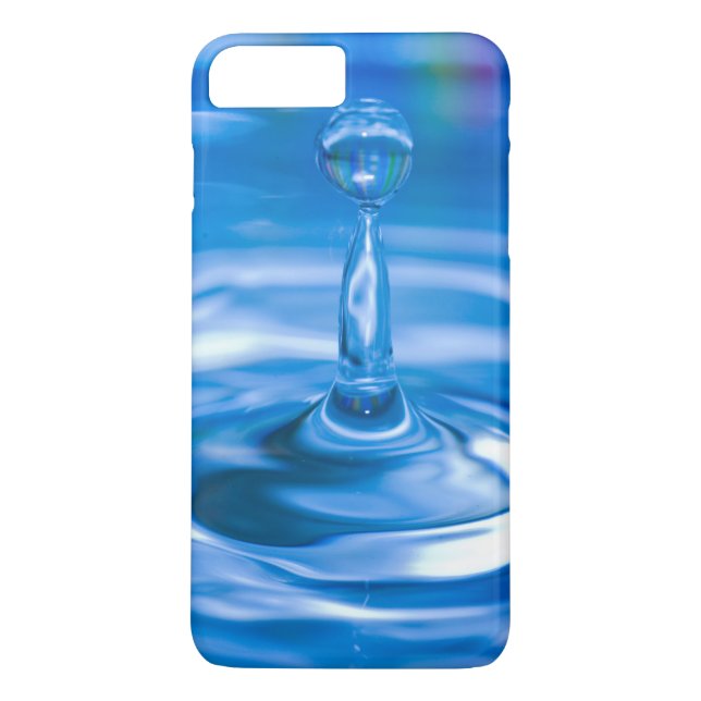 blue rippled water with droplet Case-Mate iPhone case (Back)