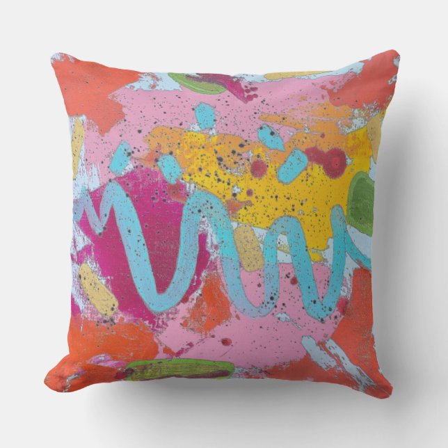 Blue River 20 x 20 Outdoor Throw Pillow (Front)