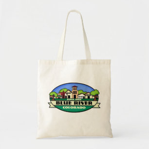 Blue River Colorado small town reusable bag
