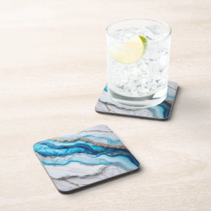 Blue River Marble Coaster