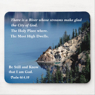 Blue River of God Mousepad. Mouse Pad