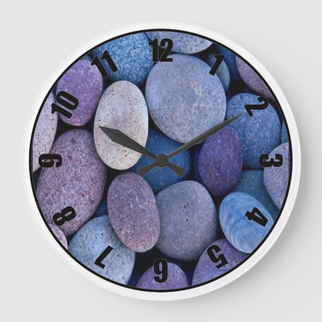 Blue River Rock Customised Photo Clock (Front)