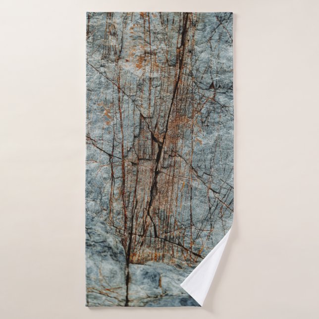 Blue rock bath towel (Bath Towel)