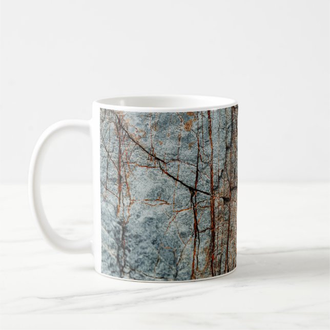 Blue rock coffee mug (Left)