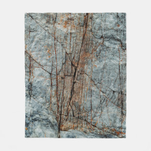 Blue rock fleece blanket