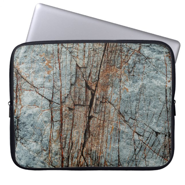 Blue rock laptop sleeve (Front)