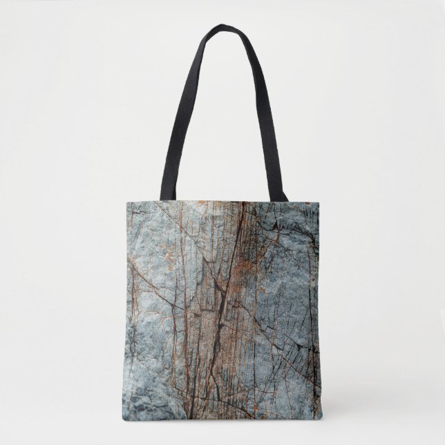 Blue rock tote bag (Front)