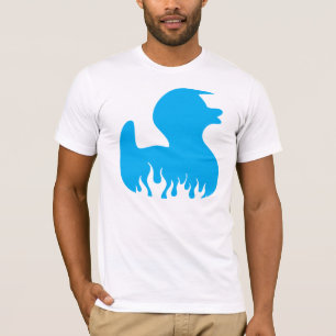 Blue Rockabilly Duck T-Shirt