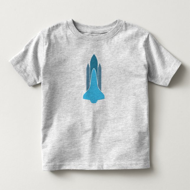 {Blue} Rocket Graphic Tee (Front)