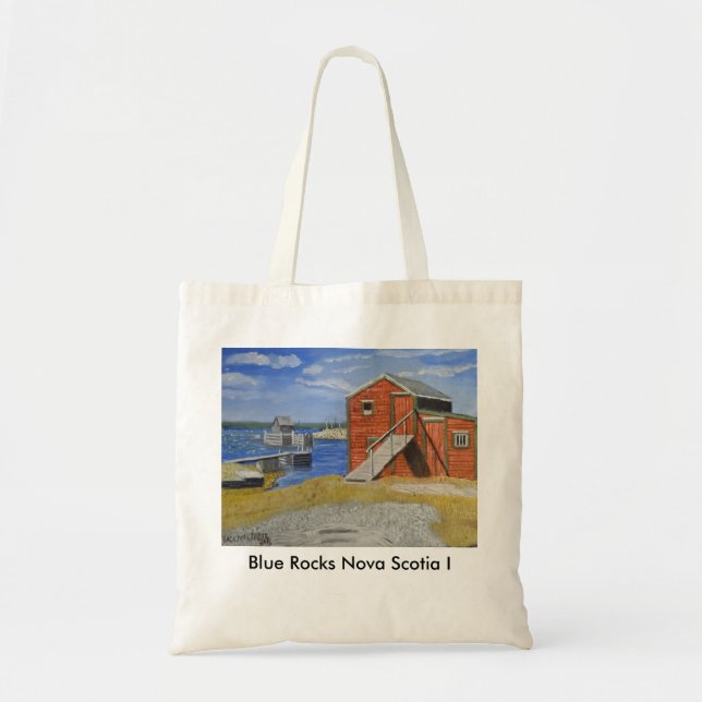Blue Rocks, Nova Scotia I Tote Bag (Front)